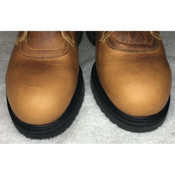 Red Wing 2247 Comfort Force Brown Steel Toe Boots Size 9 3E - With Original Box - Picture 5 of 12